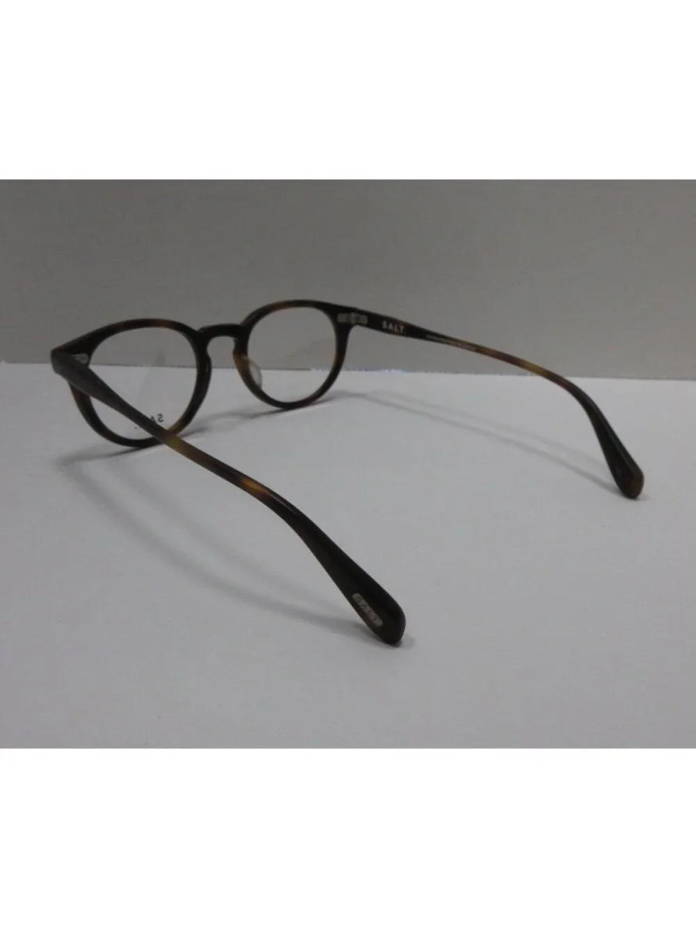 SALT Eyeglasses Newhouse MBW Tortoise Walnut Round Japan 48-21-148 NEW
